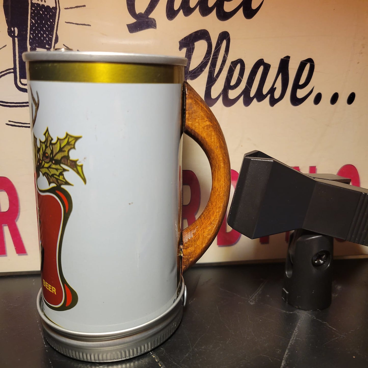 Lo Fi Beer Can Microphone - Schell's White Christmas Xmas Brew