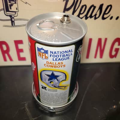 Lo Fi Soda Can Microphone - 1976 NFL Dallas Cowboys
