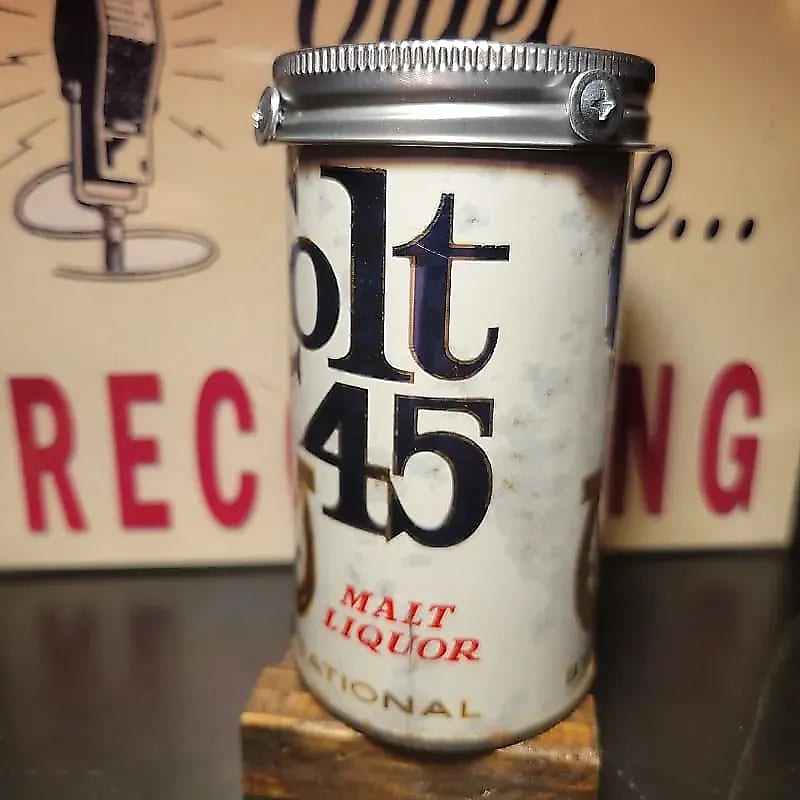 Lo Fi Beer Can Microphone - Colt 45
