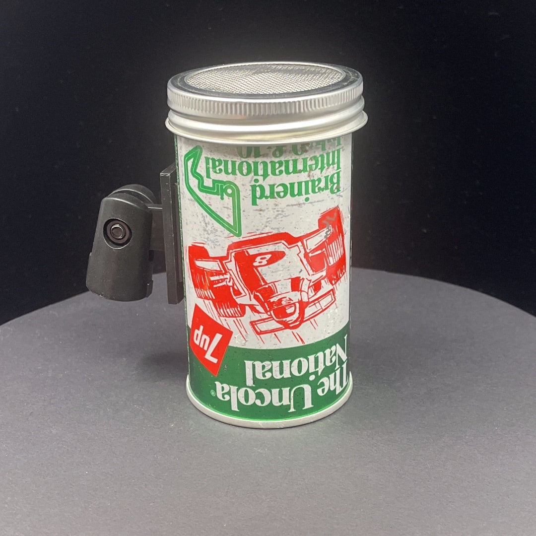 Lo Fi Beer Can Microphone - 7up Indy Car Race