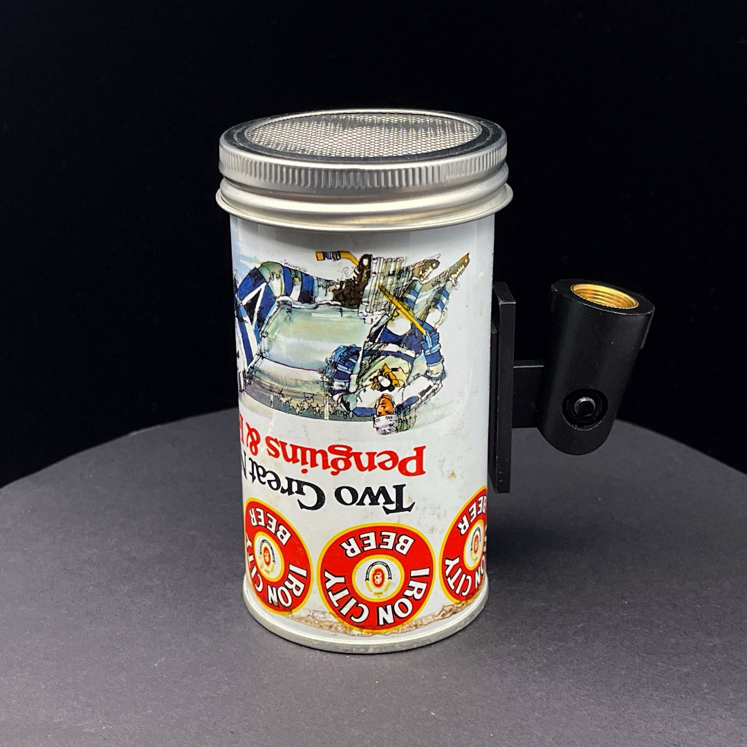 Lo Fi Beer Can Microphone - Hockey Pittsburgh Penguins