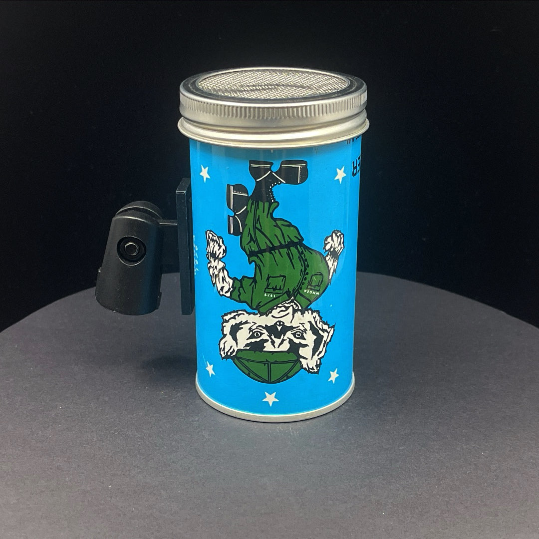 Lo Fi Beer Can Microphone - National Guard Badger