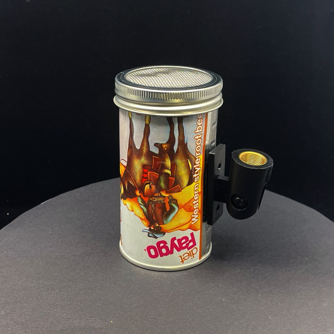 Lo Fi Soda Can Microphone - Faygo Root Beer Cowboy