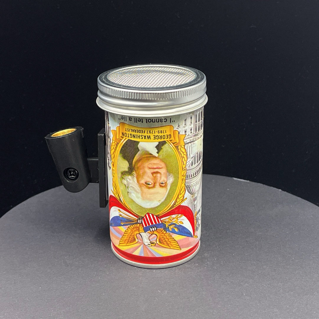 Lo Fi Beer Can Microphone - Falstaff George Washington