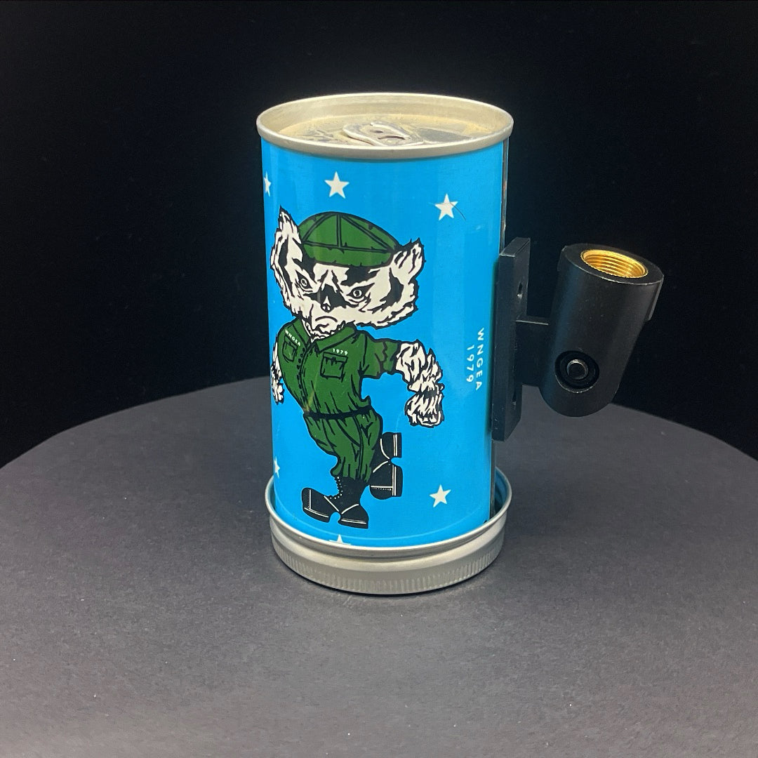 Lo Fi Beer Can Microphone - National Guard Badger