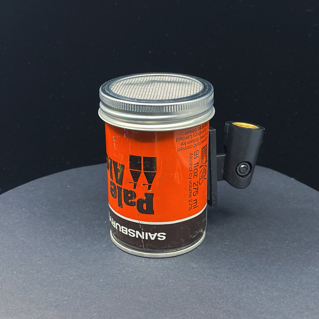 Lo Fi Beer Can Microphone - London Sainsbury's Pale Ale