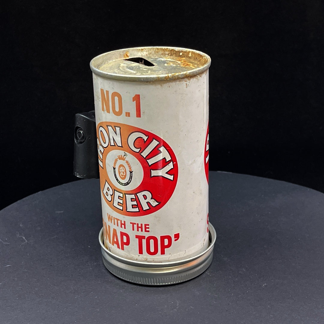 Lo Fi Beer Can Microphone - Snap Top Iron City