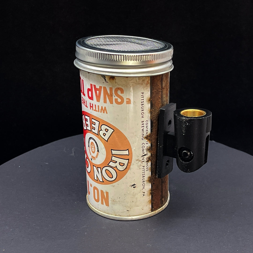 Lo Fi Beer Can Microphone - Snap Top Iron City