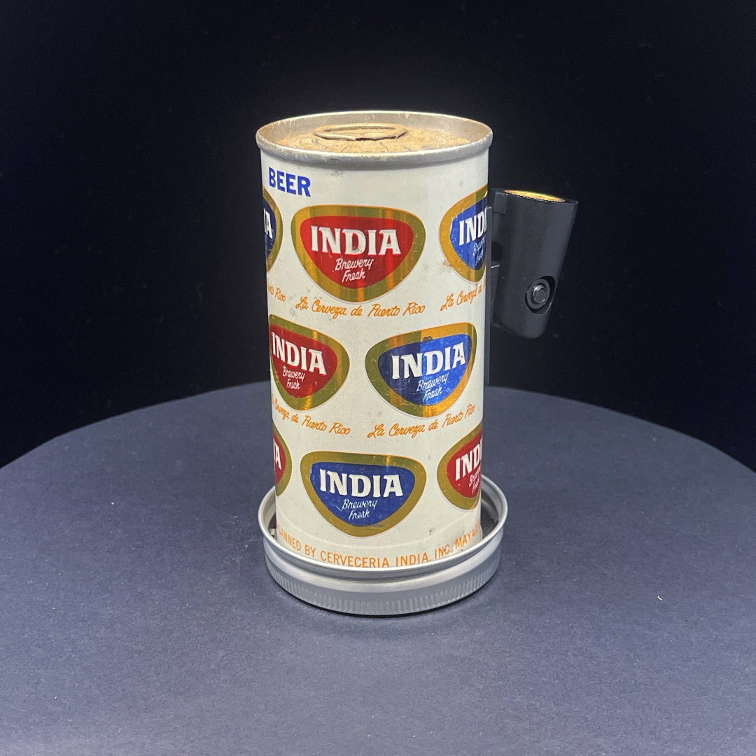 Lo Fi Beer Can Microphone - Puerto Rico India Beer