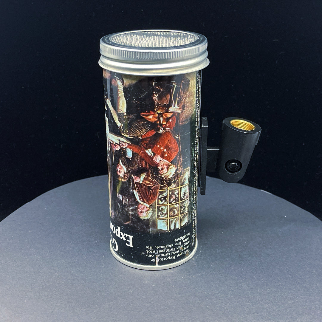 Lo Fi Beer Can Microphone - Sweden Gränges Reading Den