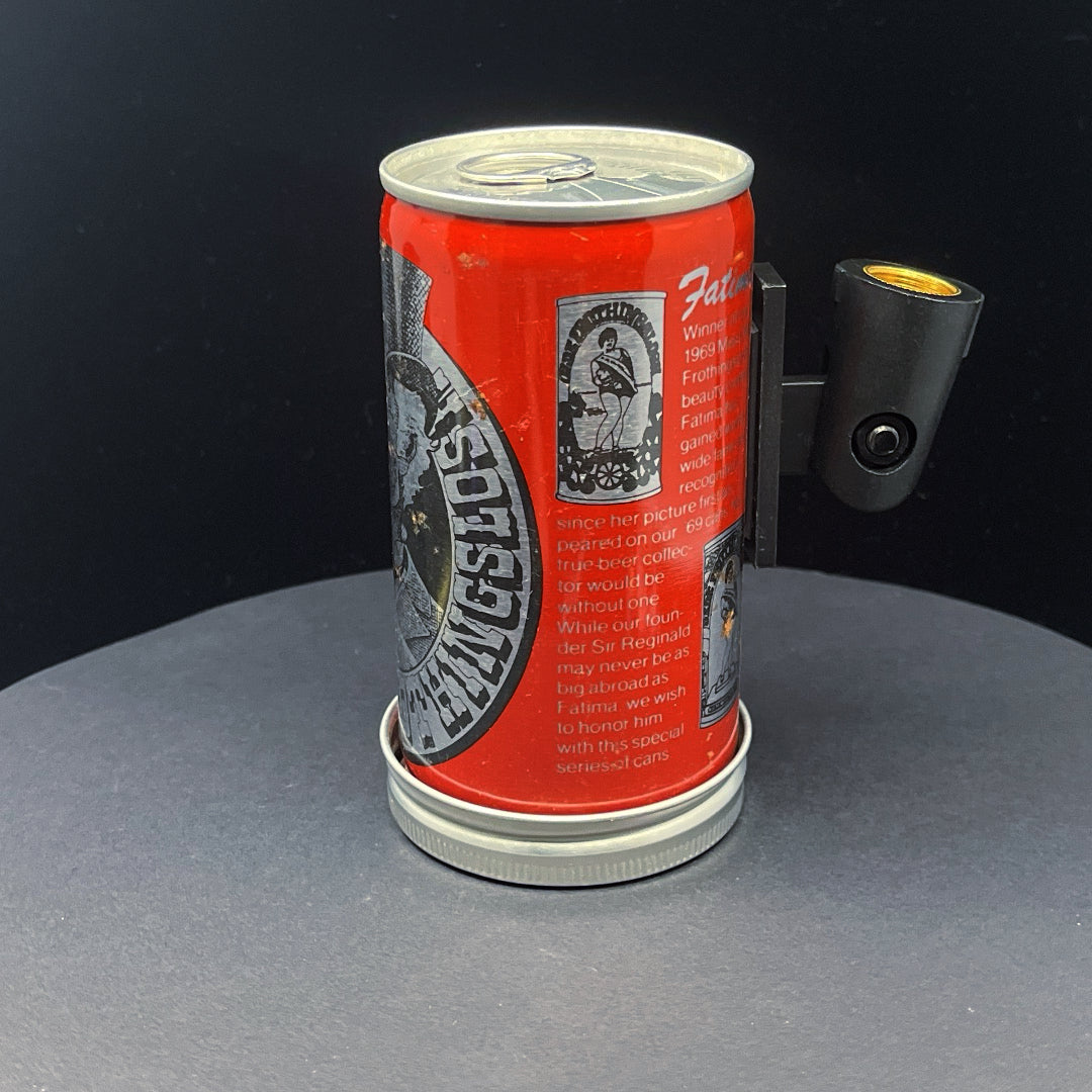Lo Fi Beer Can Microphone - Red Olde Frothingslosh