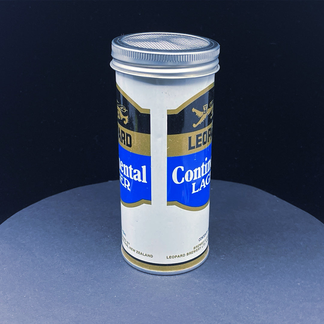 Lo Fi Beer Can Microphone - Leopard Continental Tallboy