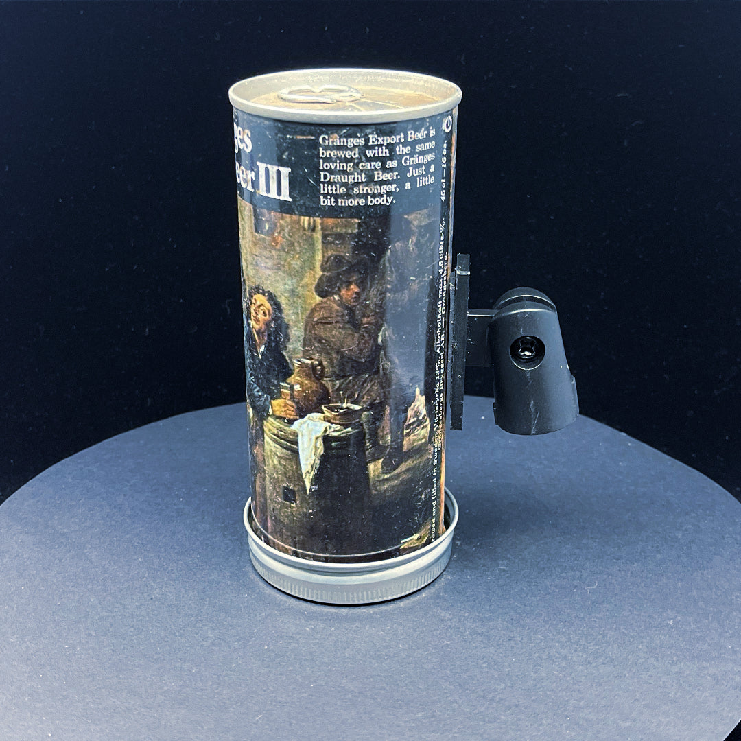 Lo Fi Beer Can Microphone - Sweden Gränges Smoking