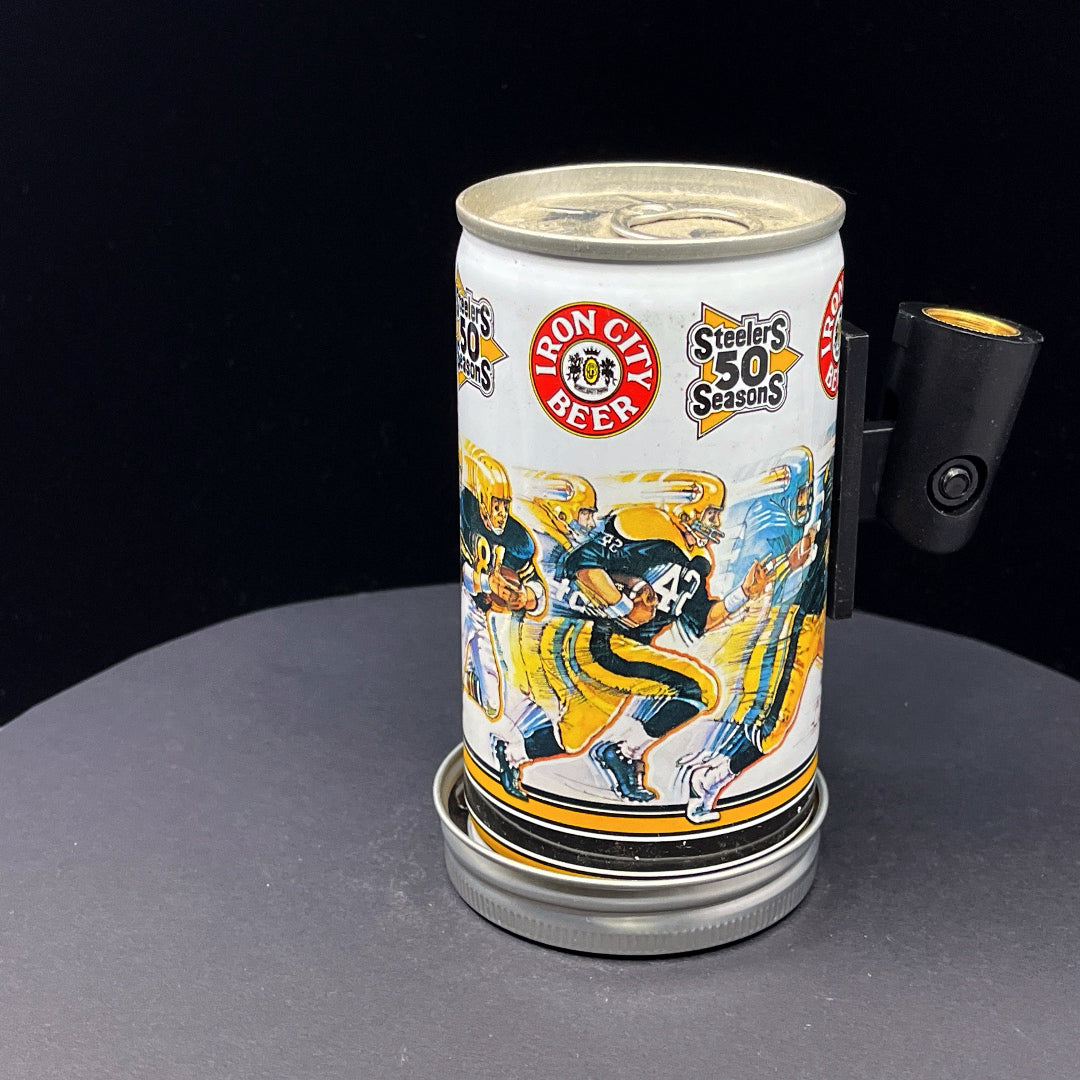 Lo Fi Beer Can Microphone - Pittsburgh Steelers 50 Years