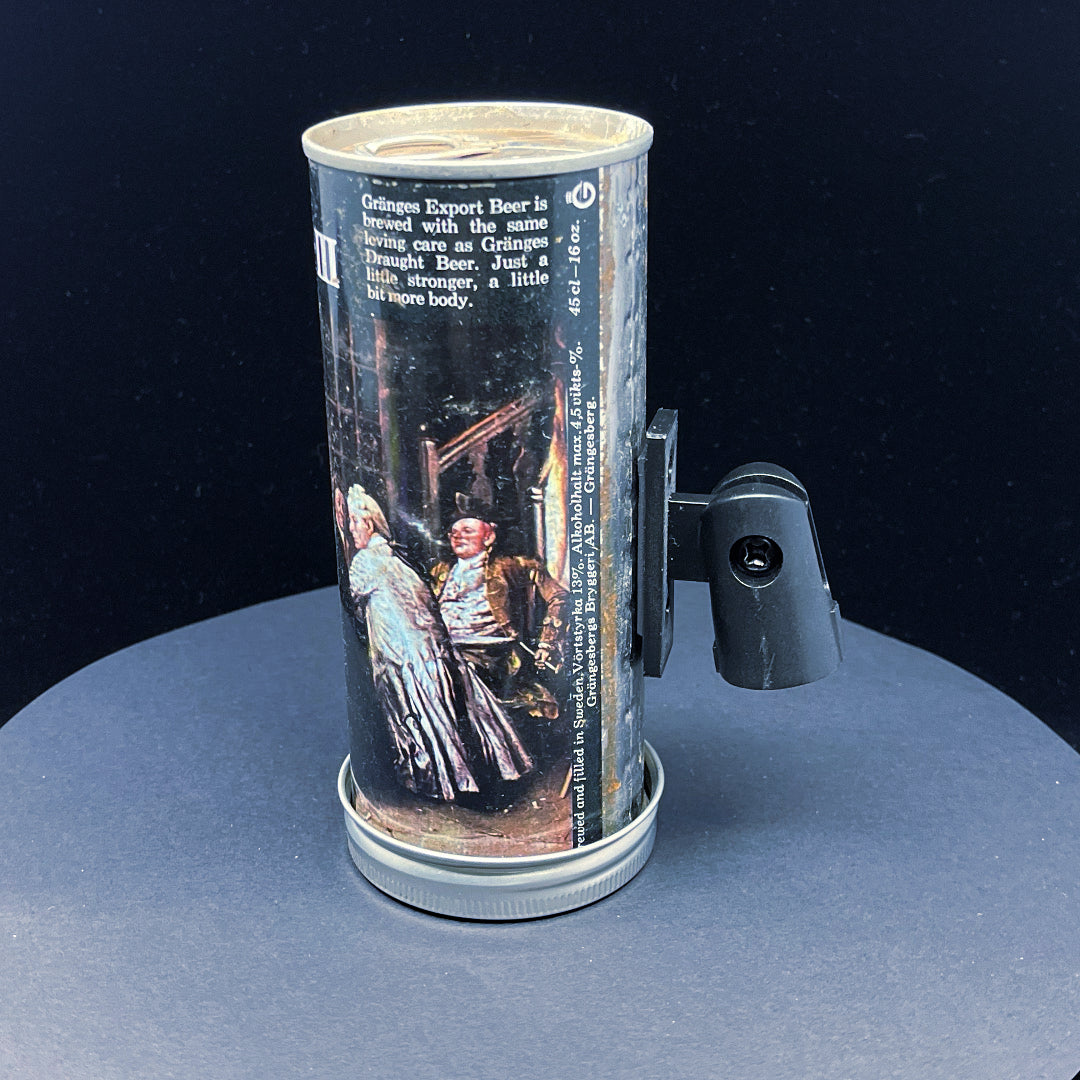 Lo Fi Beer Can Microphone - Sweden Gränges Reading Den