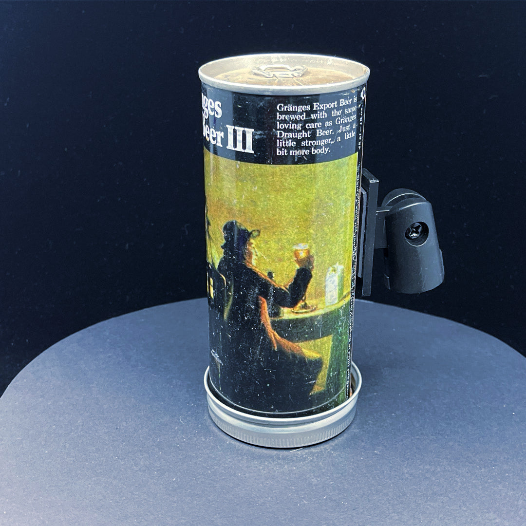Lo Fi Beer Can Microphone - Sweden Gränges Basement Pub
