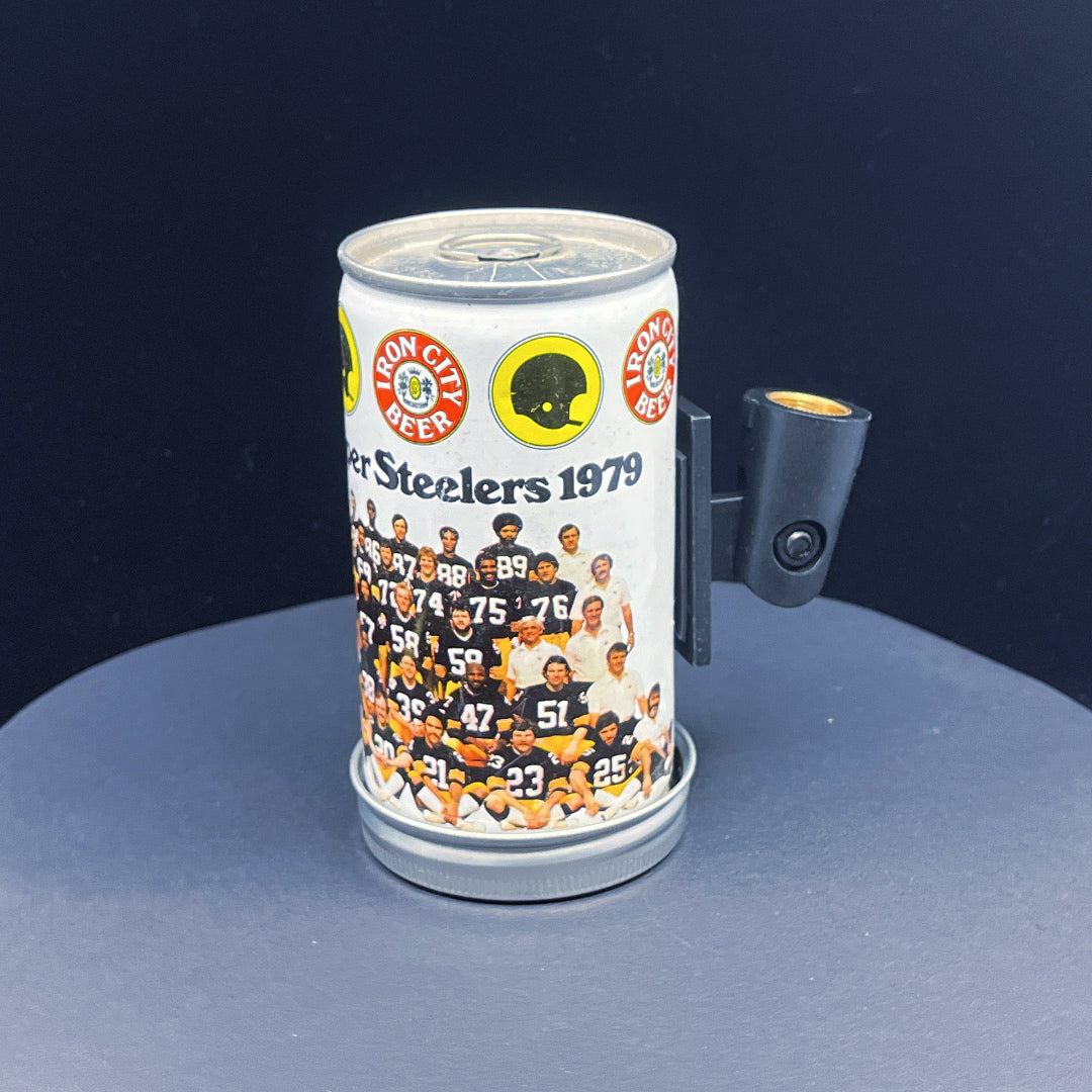 Lo Fi Beer Can Microphone - 1979 Pittsburgh Super Steelers