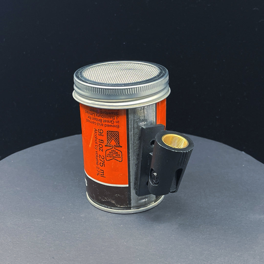 Lo Fi Beer Can Microphone - London Sainsbury's Pale Ale