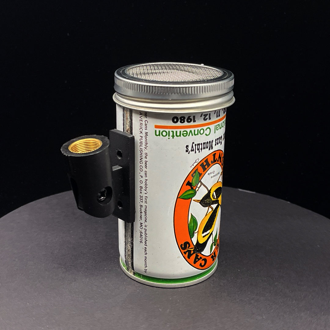 Lo Fi Beer Can Microphone - Bilow Bird Baltimore Oriole