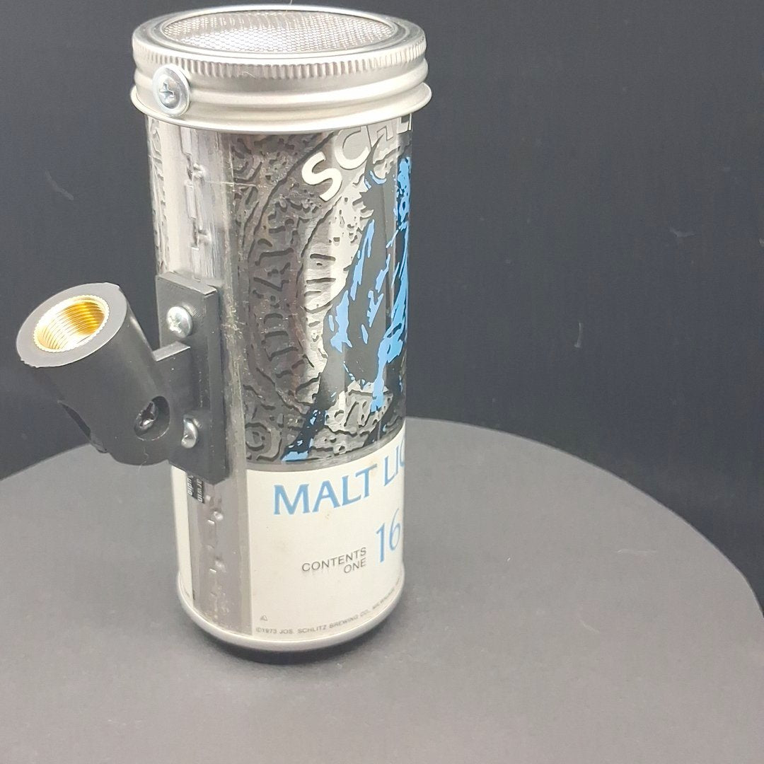 Lo Fi Beer Can Microphone - Blue Bull Tallboy Schlitz