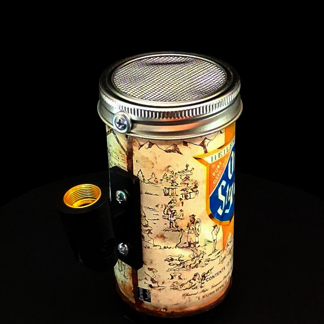 Lo Fi Beer Can Microphone - Vintage Heileman's Old Style
