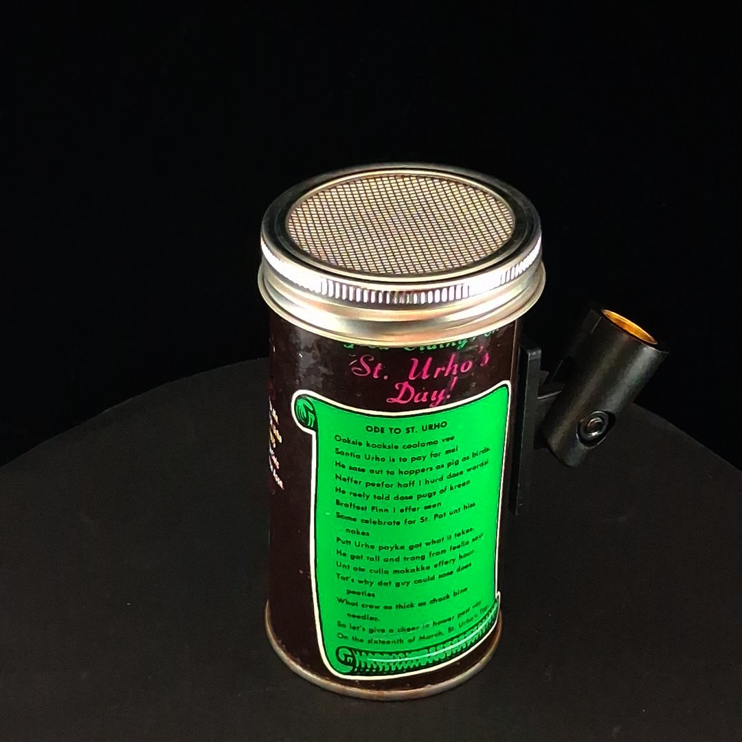 Lo Fi Beer Can Microphone - Minnesota Saint Urho