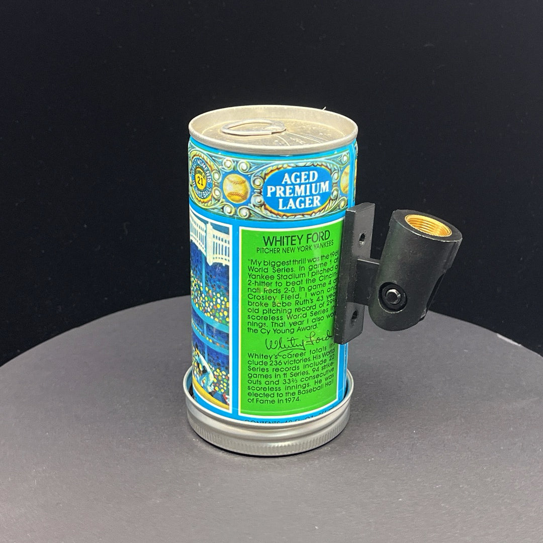 Lo Fi Beer Can Microphone - Whitey Ford NY Yankees