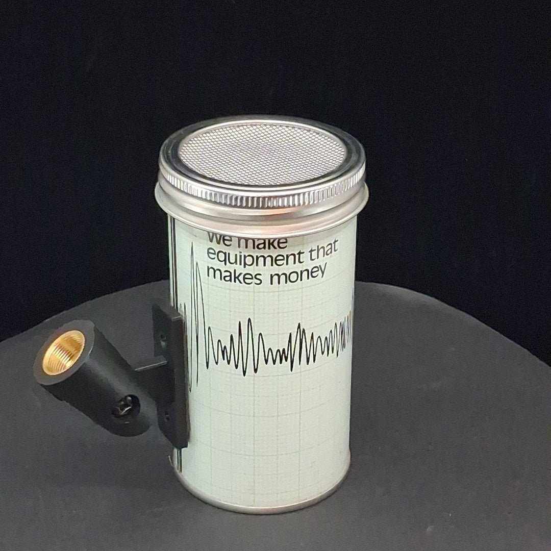 Lo Fi Beer Can Microphone - Soundwaves