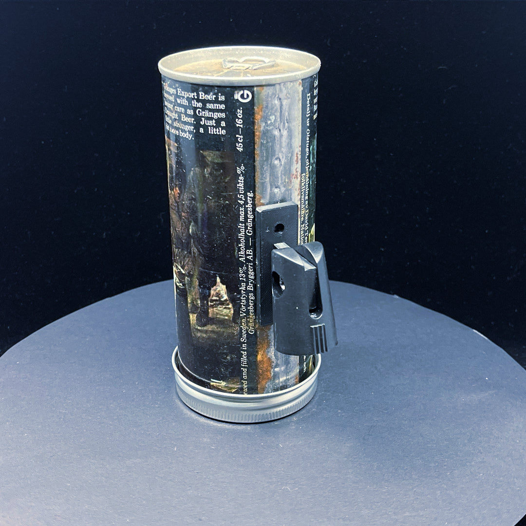 Lo Fi Beer Can Microphone - Sweden Gränges Smoking