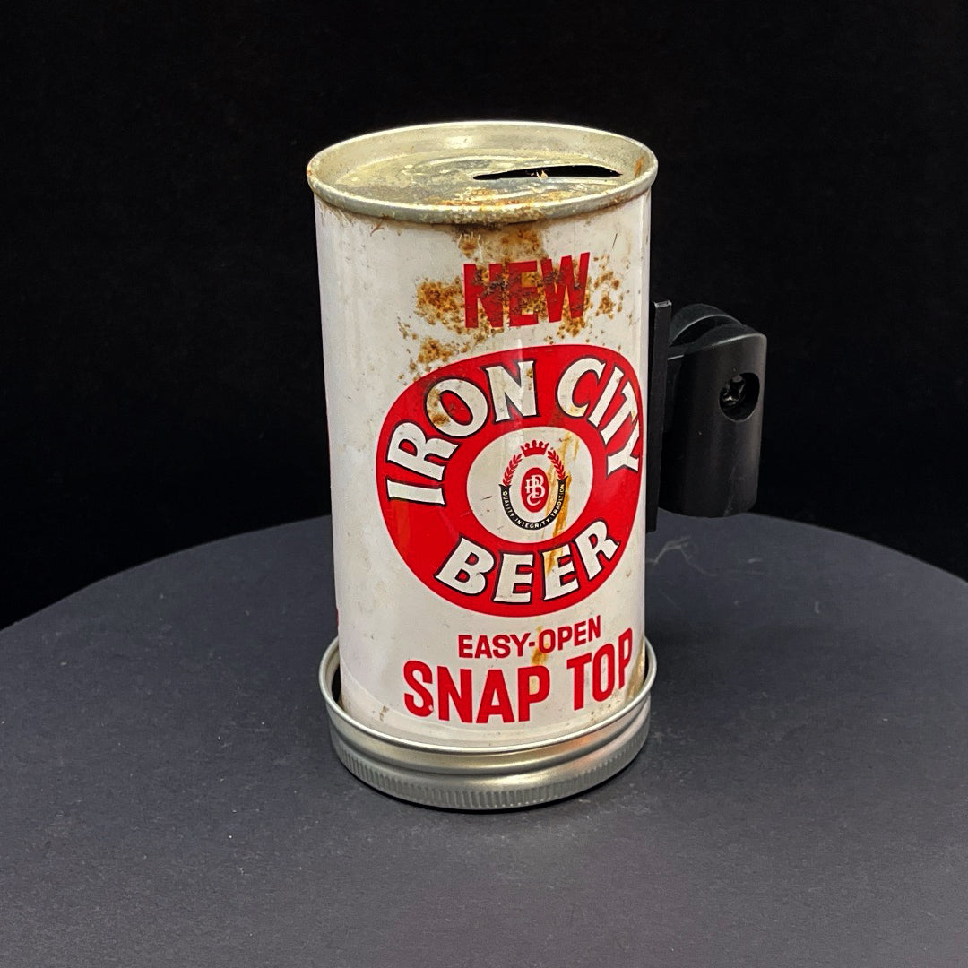 Lo Fi Beer Can Microphone - Snap Top Iron City