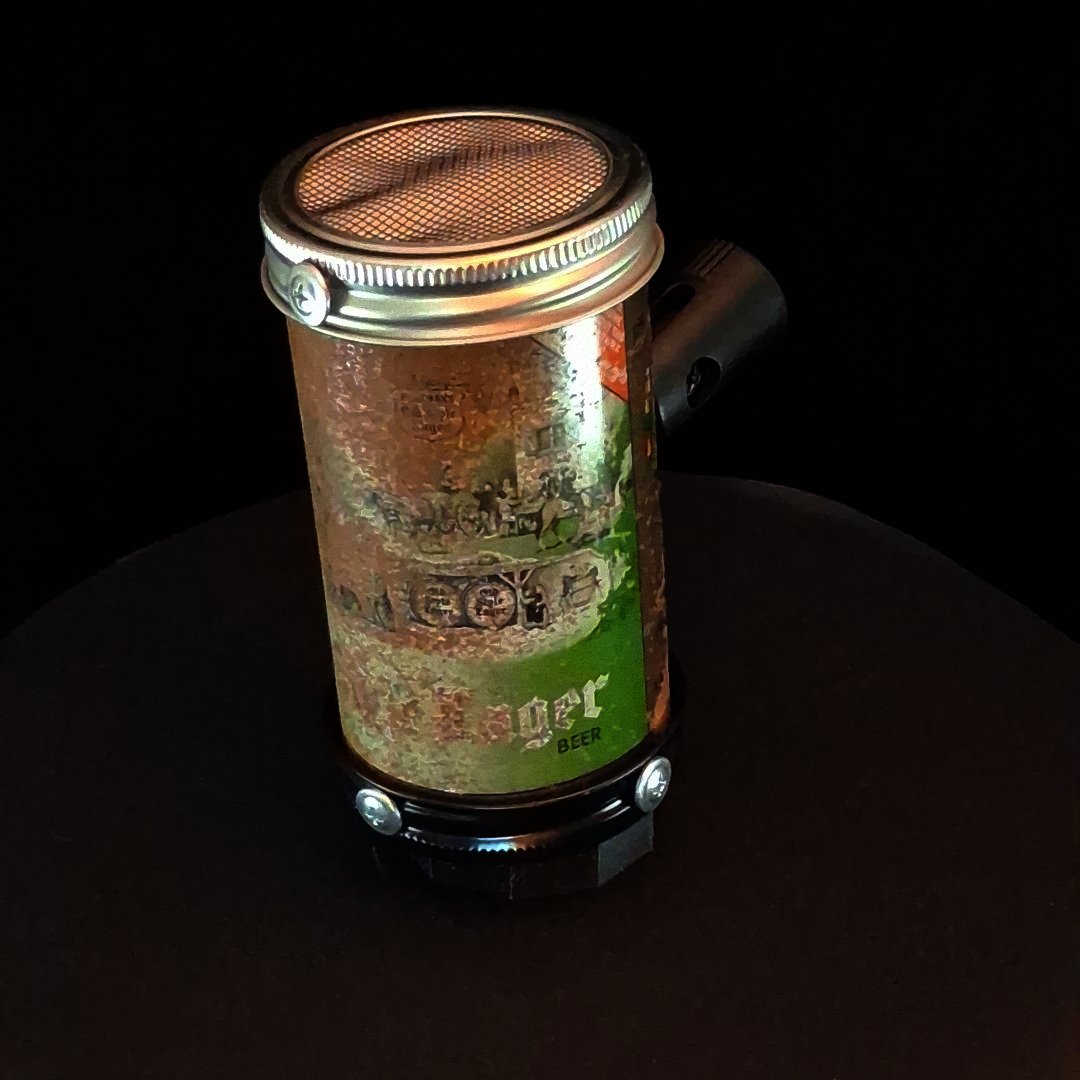 Lo Fi Beer Can Microphone - Grenadier Heileman's Old Style
