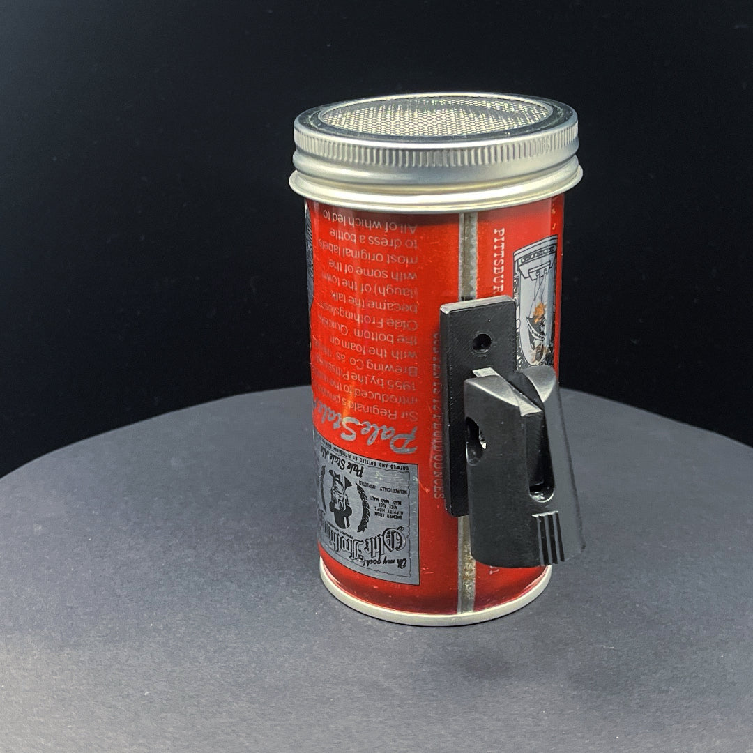 Lo Fi Beer Can Microphone - Red Olde Frothingslosh