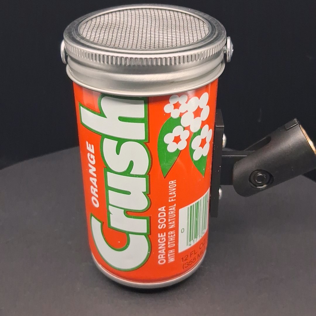 Lo Fi Soda Can Microphone - Orange Crush