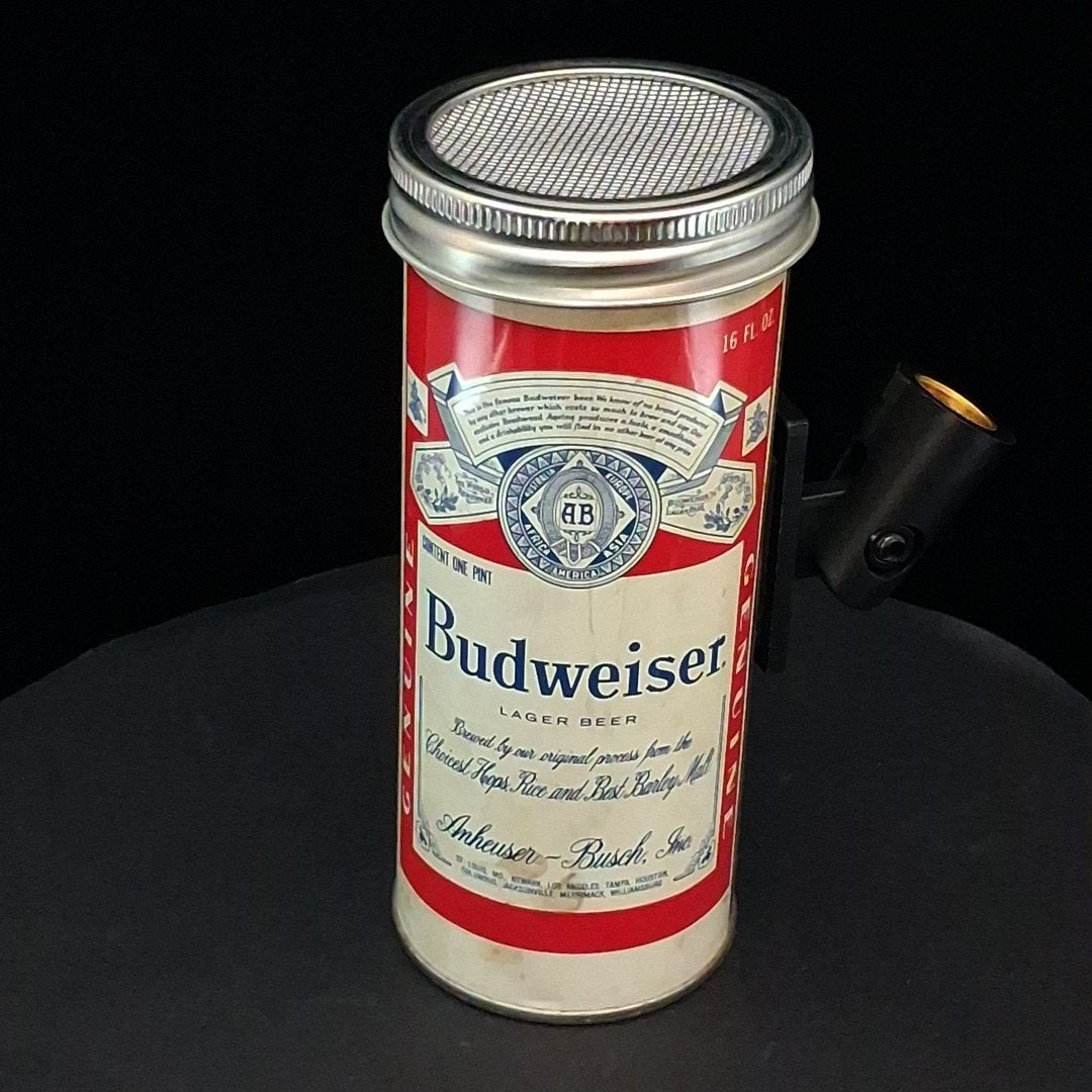 Lo Fi Beer Can Microphone - 16 oz Tallboy Budweiser
