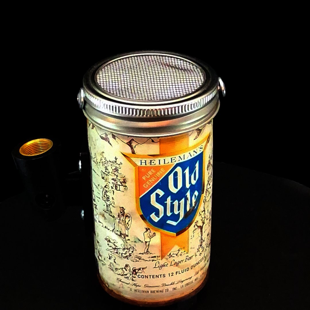 Lo Fi Beer Can Microphone - Vintage Heileman's Old Style