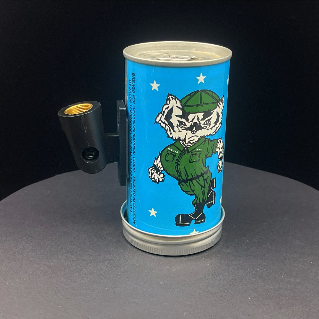 Lo Fi Beer Can Microphone - National Guard Badger