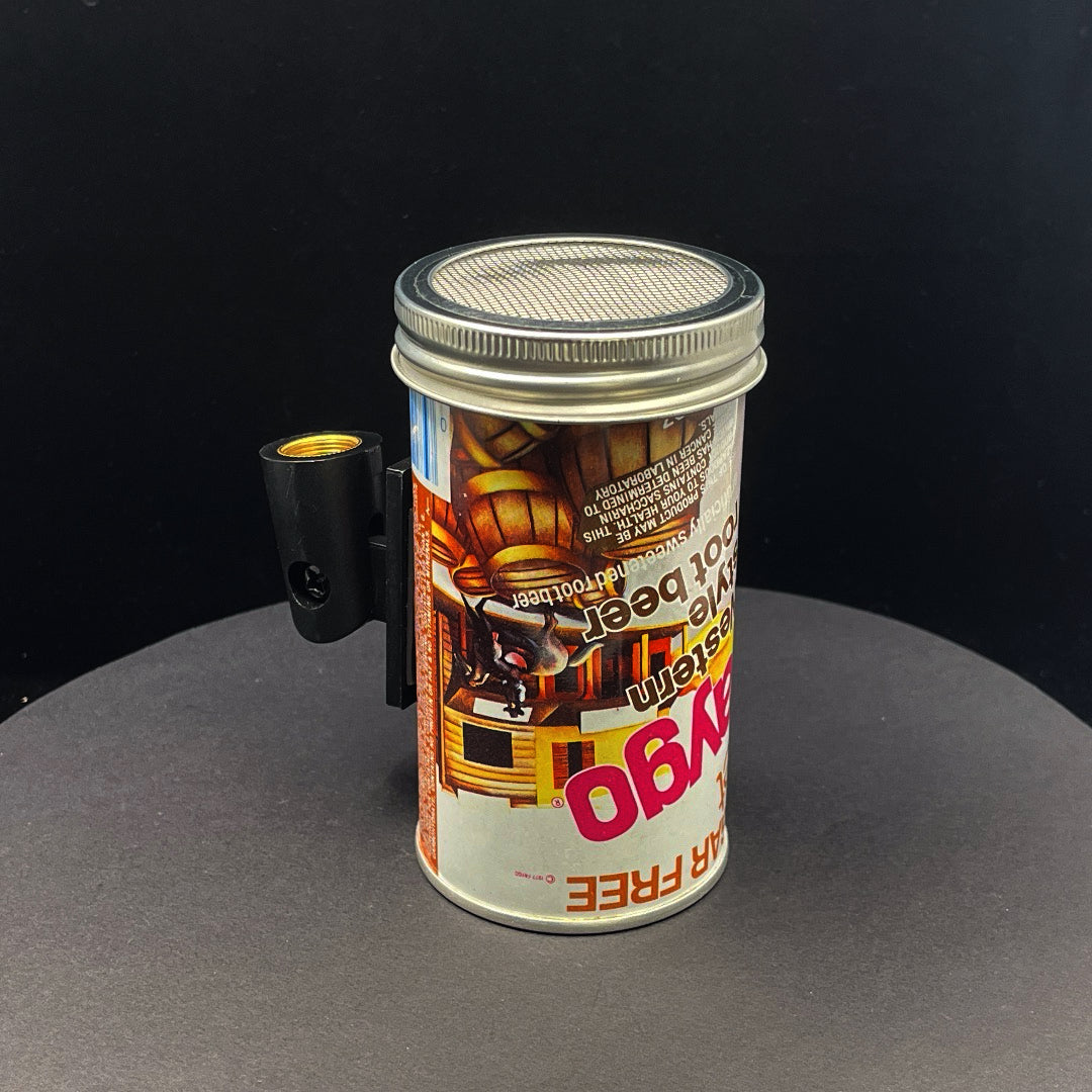 Lo Fi Soda Can Microphone - Faygo Root Beer Cowboy