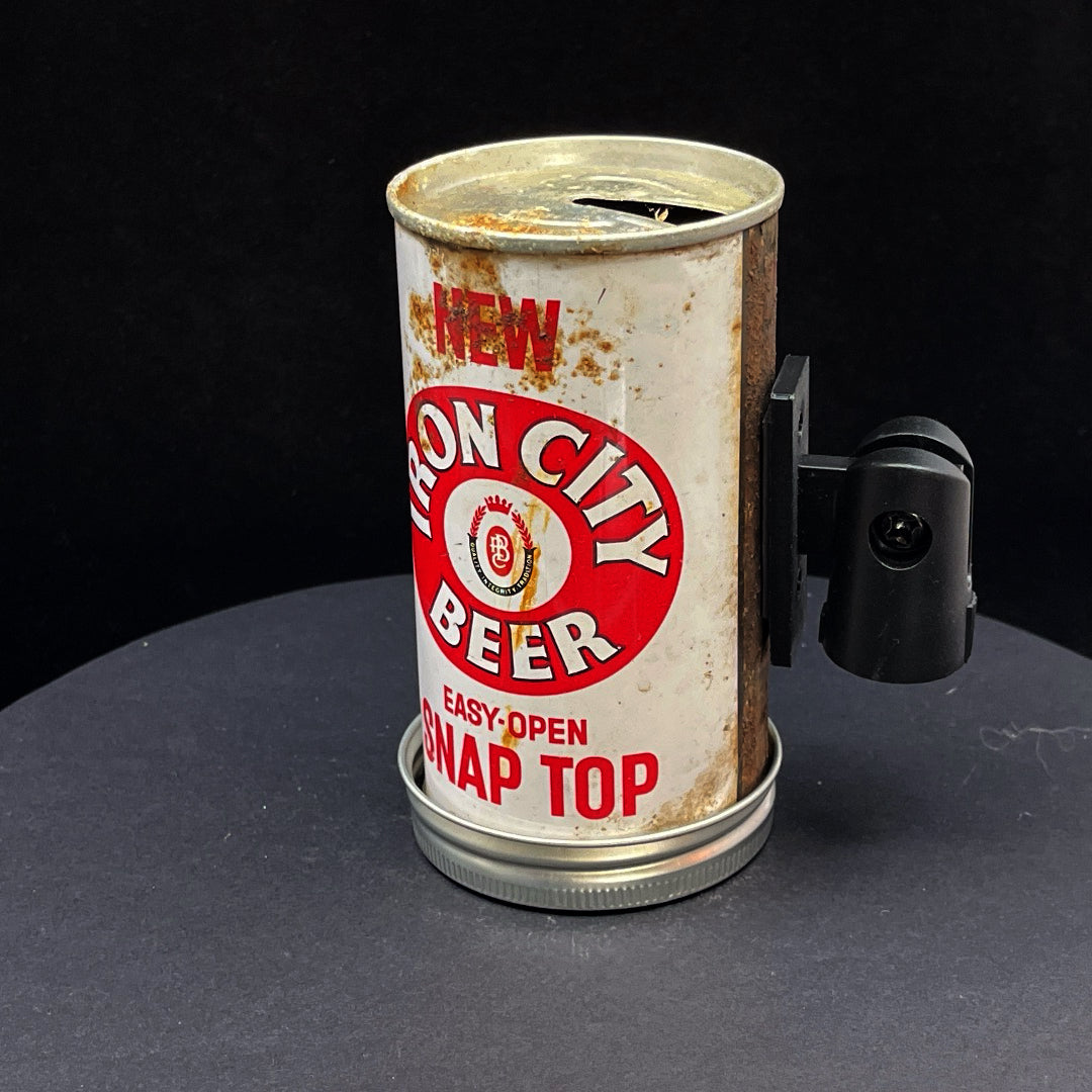 Lo Fi Beer Can Microphone - Snap Top Iron City