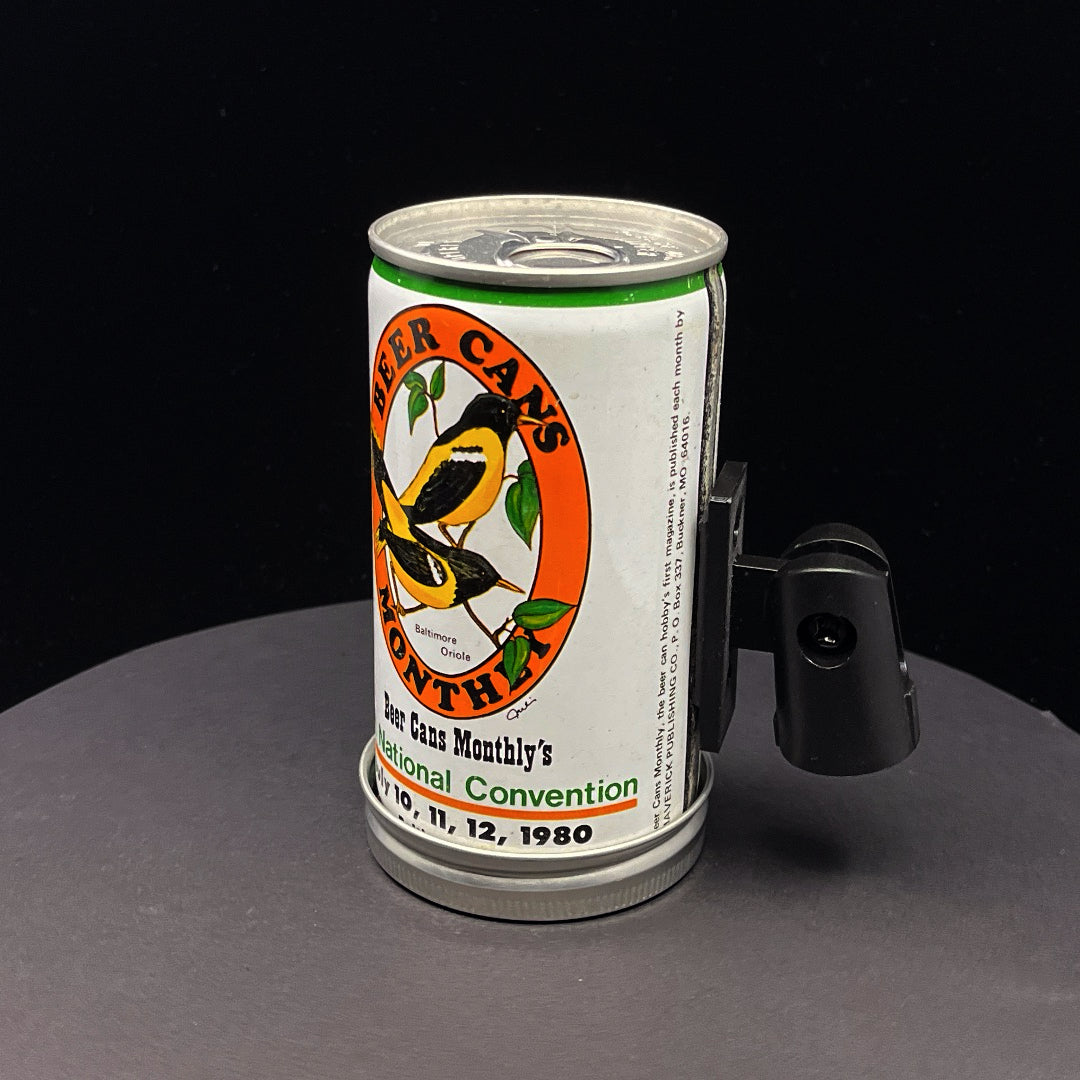 Lo Fi Beer Can Microphone - Bilow Bird Baltimore Oriole