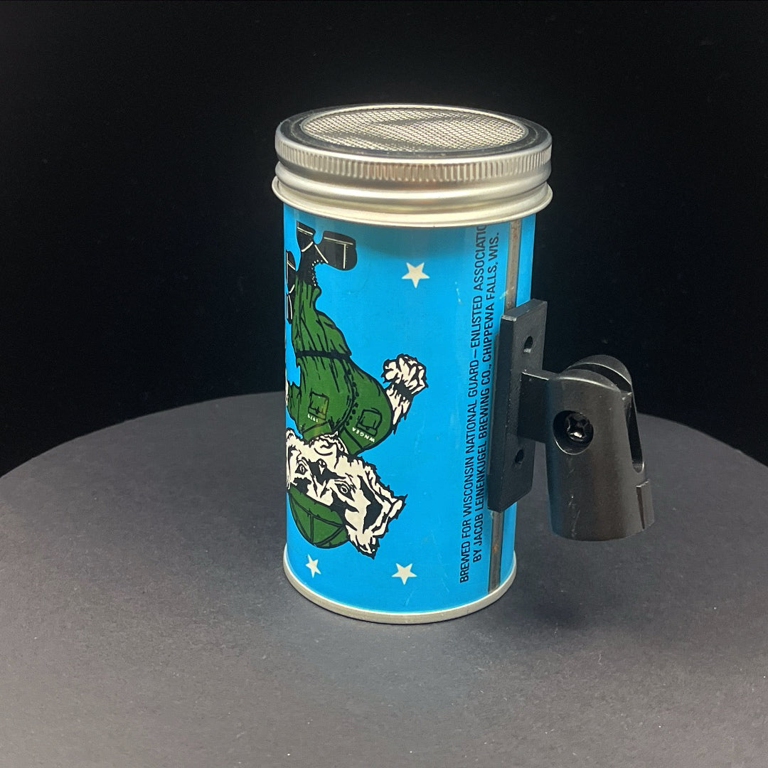 Lo Fi Beer Can Microphone - National Guard Badger