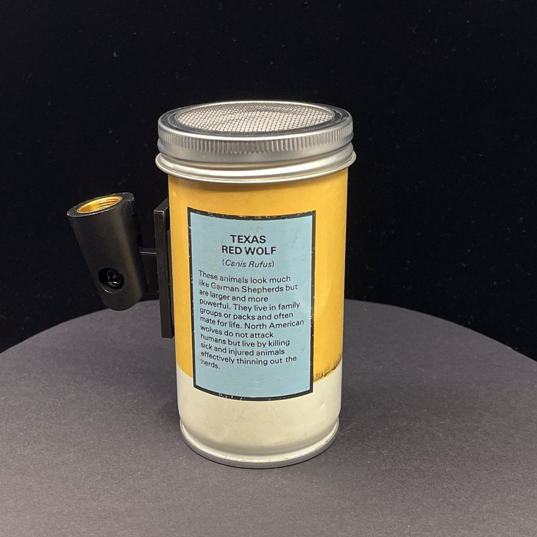 Lo Fi Beer Can Microphone - Texas Red Wolf