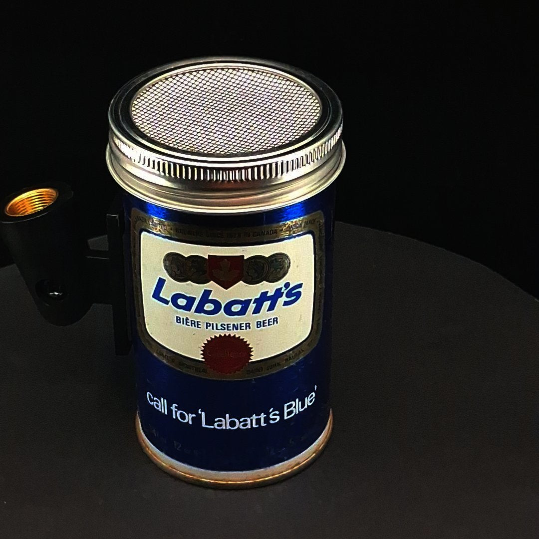 Lo Fi Beer Can Microphone - Canada Blue Labatt's