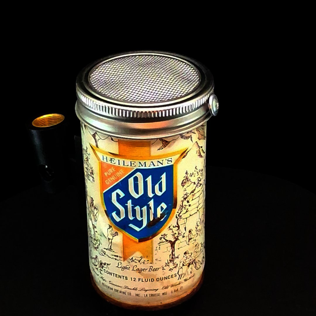 Lo Fi Beer Can Microphone - Vintage Heileman's Old Style