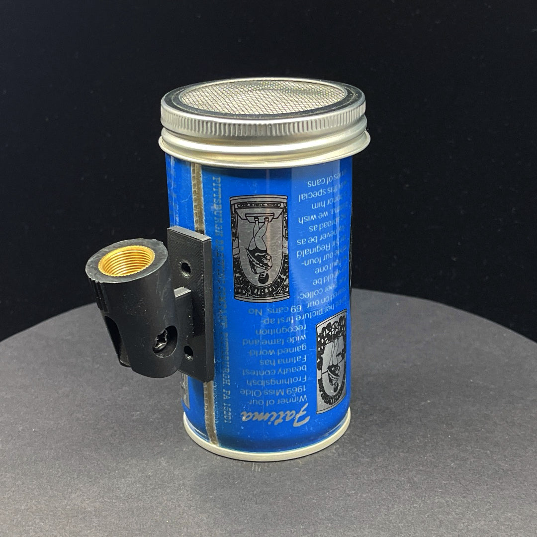 Lo Fi Beer Can Microphone - Blue Olde Frothingslosh