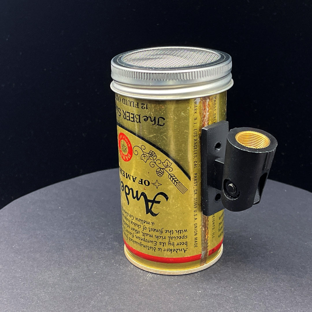 Lo Fi Beer Can Microphone - Pabst Andeker