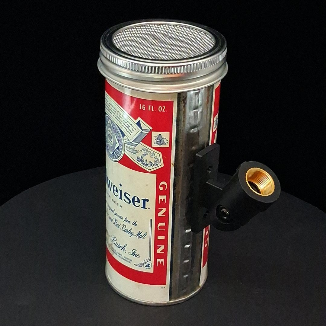 Lo Fi Beer Can Microphone - 16 oz Tallboy Budweiser
