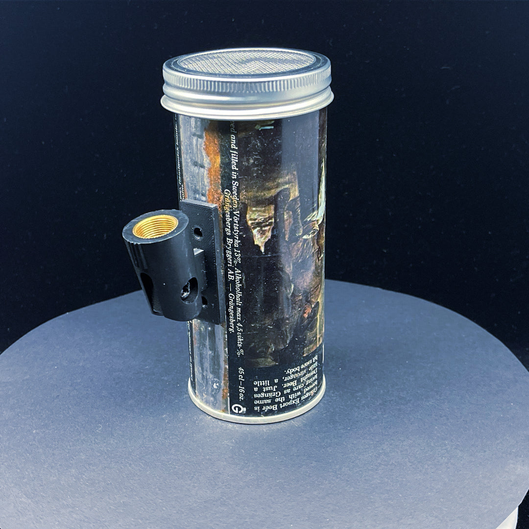 Lo Fi Beer Can Microphone - Sweden Gränges Smoking