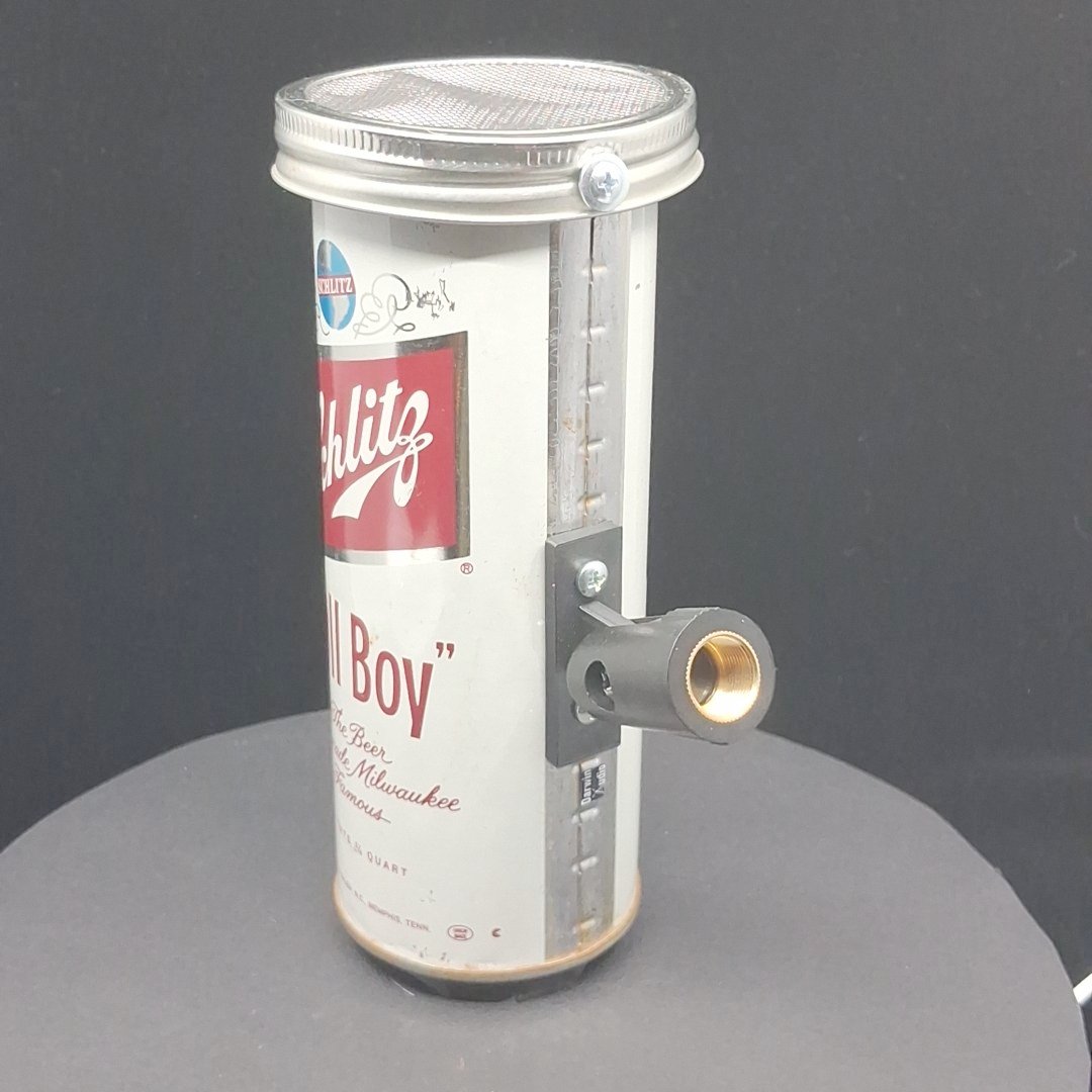 Lo Fi Beer Can Microphone - 3/4 Quart Tallboy Schlitz