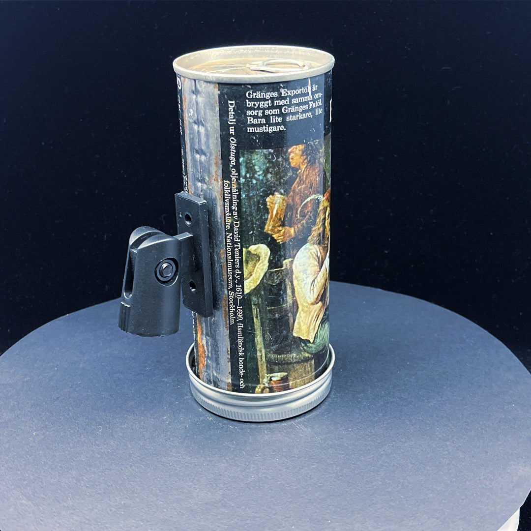 Lo Fi Beer Can Microphone - Sweden Gränges Smoking