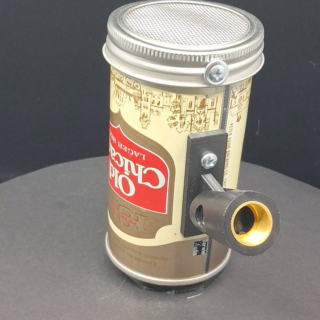 Lo Fi Beer Can Microphone - Light Old Chicago